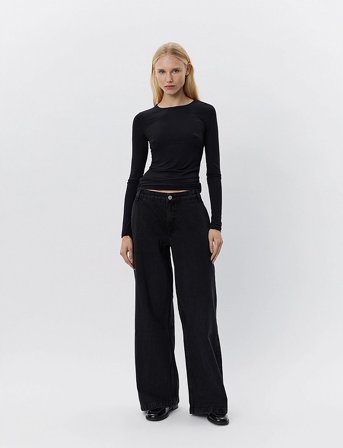 Sofie Schnoor Petriciasw T-Shirt Long Sleeve - Black - M