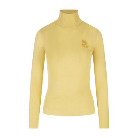 Etro, Turtlenecks Geel, Dames, Maat:XS,Viscose