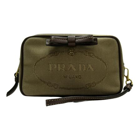 Prada Vintage, Clutches Beige, Dames, Maat:ONE Size