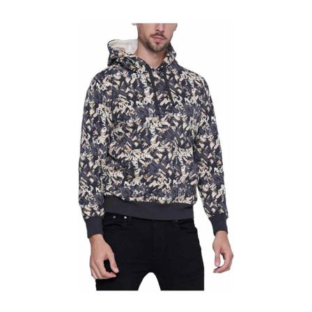 Pepe Jeans, Jero sweatshirt Blauw, Heren, Maat:S,elastisch,Camouflage