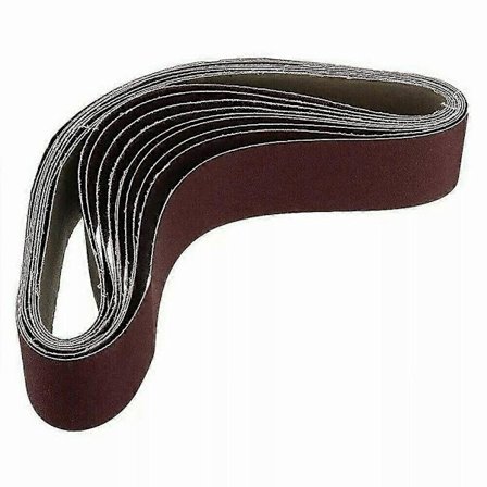 10 stk. 686*50 mm slibebånd, korn 1000, aluminiumoxid slibebånd til slibemaskine