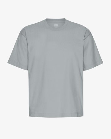 Oversized Organic T-Shirt - Steel Blue M