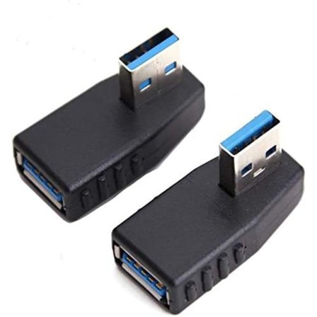 USB 3.0 Adapter 90 Grader Han til Hun Stik