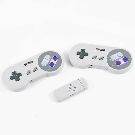 SF900 HD Game Stick Retro Spillekonsol 4700 Spil Trådløs Controller til SNES
