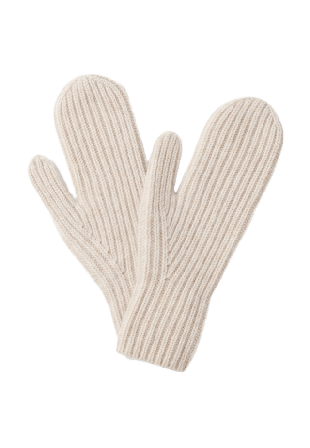 Wera Tumvantar i ull och kashmir ELSA Vantar & handskar Vit ONESIZE