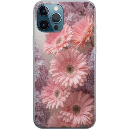 Yhteensopiva Puhelinkuori Apple iPhone 12 Pro Max Kukkakuvio Pinkki Kukat