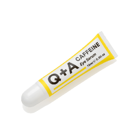 Q+A Caffeine Eye Serum Ögoncreme Unisex Gul 15 ML