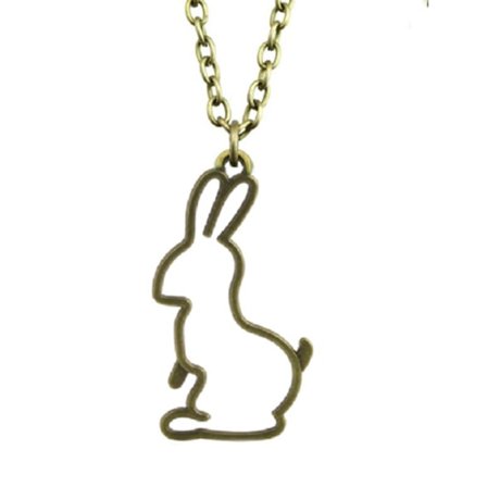 Necklace - Rabbit - Bronze
