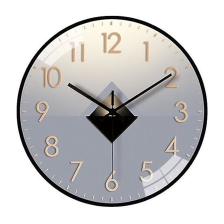 8 Tuuman Moderni Seinäkello Hiljainen Ei Tikaa Paristoilla Toimivat Seinäkiinnitettävä Kello Olohuoneen Makuuhuoneen Keittiön Toimiston Luokkahuoneen 