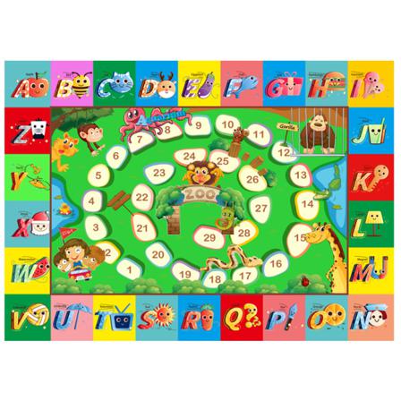 Spela Matta Abc Alphabet Number Shapes Matta Krypmatta För Barn