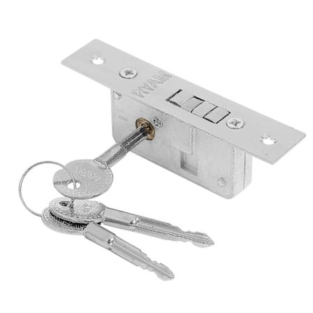 Usynlig/Dør Lås, Skydedørslås, Legering Låskrop, Ramme Glasdør, Robust, Holdbar, Dør Ha