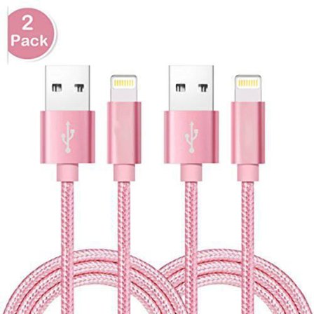2 st super kvalitet 2 m iphone rosa
