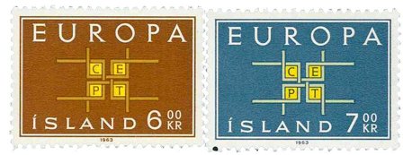 Island - AFA 374-375 - Postfrisk