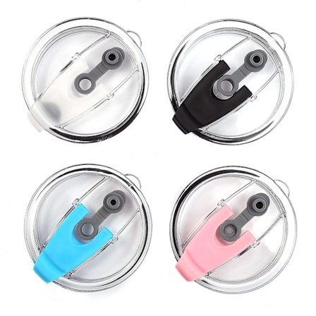 4-pack 20 oz tumblarkoppslock, spillfri, Yeti tumblarkoppslock, Rambler, Trail of the Ozarks, sugrörvänlig