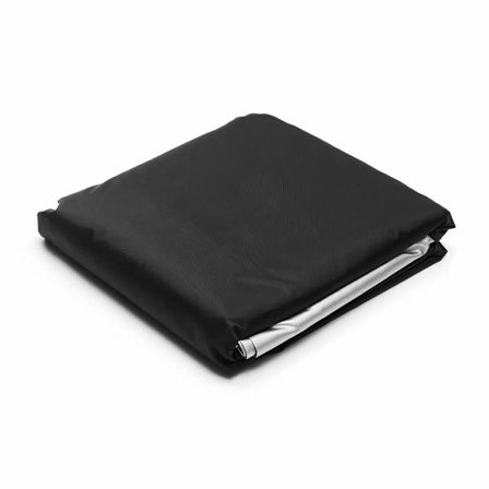 200*200*85cm Udendørs firkantet spa-cover vandtæt UV-bestandig—sort,