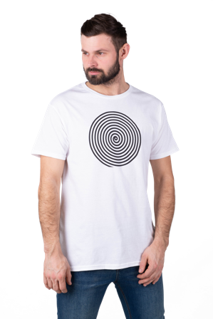 T-Shirt Alpinestars Oscar Spiral Weiß/Schwarz S