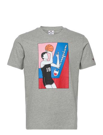 Crewneck T-Shirt Grey Champion Rochester