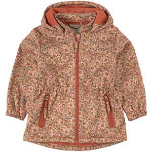 Wheat Multi Flowers Elois Shell Jacket 98 cm - Coats and jackets - 98 CM - Pink