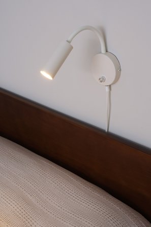 Jotex - LEE fleksibel vegglampe Hvit - Kjøp Vegglamper hos Jotex