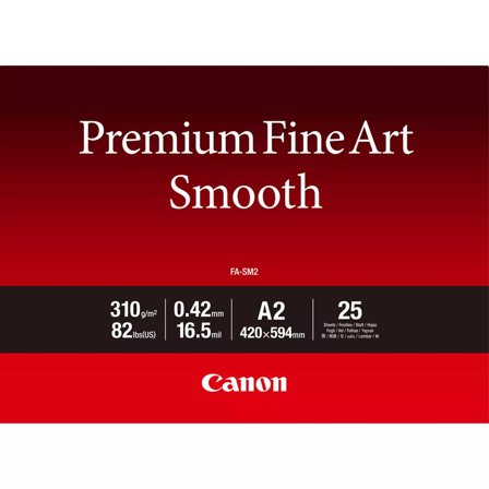 Canon Premium Fine Art FA-SM2 - fotopapir - glatt - 25 ark - A2 - 310 g/m²