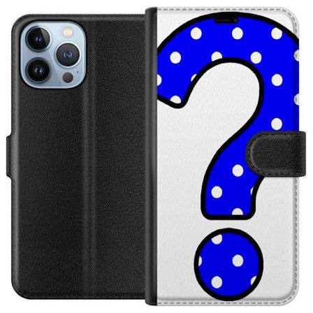 Kompatibel Tegnebogsetui til Apple iPhone 13 Pro Max Spørgsmålstegn Fyndiq og CDON