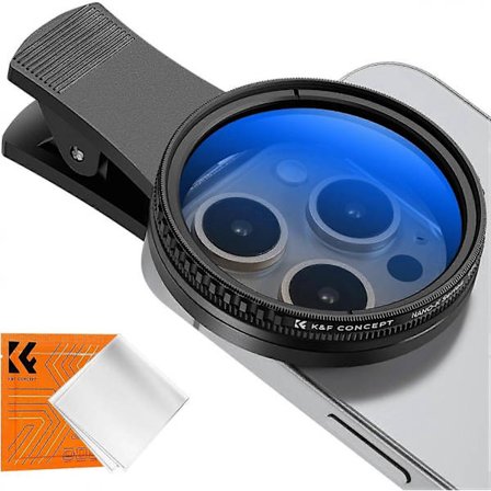 Concept Clip-on Filter 52mm CPL Filtre Polarisering for Telefon Clip