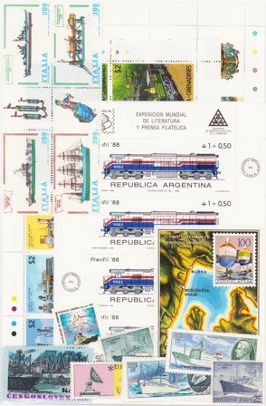 Trafik/Transport - Frimærkepakke - Postfrisk