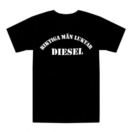 T-shirt Riktiga Män Luktar Diesel Xl