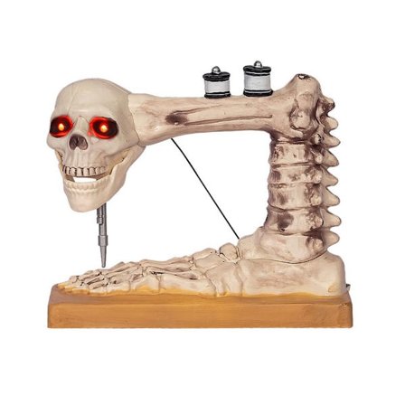 Skjelett symaskin Skjelett Lyder Dekorasjon Skjeletter