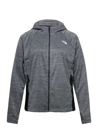 W Ao Plus Mid Fz Hd Sweat-shirt Genser Grå The North Face