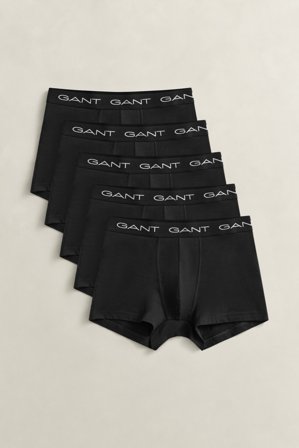 GANT Herren 5er-Pack Boxershorts (S) Schwarz