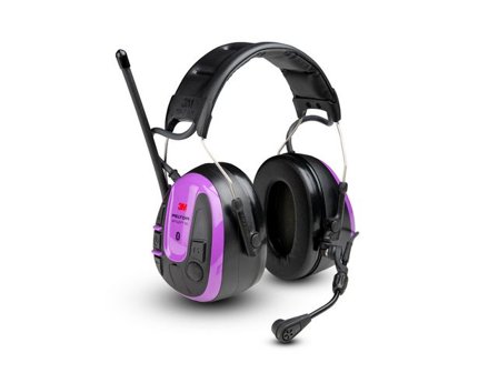 PELTOR Hörselkåpa WS Alert XPI+ lila - Lyreco - Skyddsutrustning - Hörselskydd - Hörselkåpor aktiva