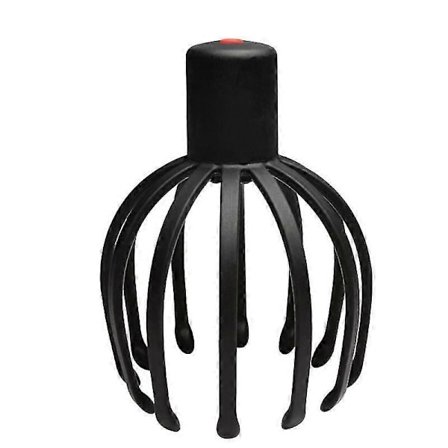 Elektrisk hodemassasjeapparat Skalpmassasjeapparat med 2 moduser 12 PET 3d-armer Håndfri