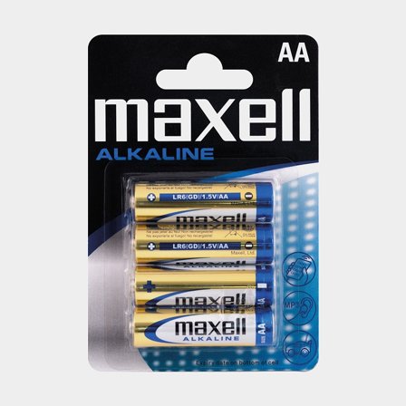 AA / LR06 batteries Maxell Alkaline, 1.5 V, alkaline (LR), 4-pack