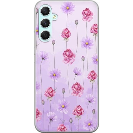 Kompatibelt Mobildeksel til Samsung Galaxy A34 Petal Reverie Lilac Mist