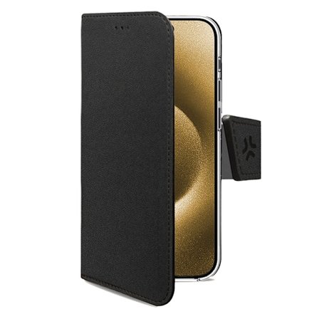 Celly iPhone Air Plånboksfodral Wally Läder - Svart