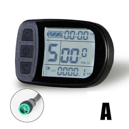 E-bike KT LCD5 Display Kontrolpanel Til 24/36/48V Elektrisk Cykelmotor