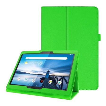 Lenovo Tab M10 läderfodral med litchi-textur - Grön