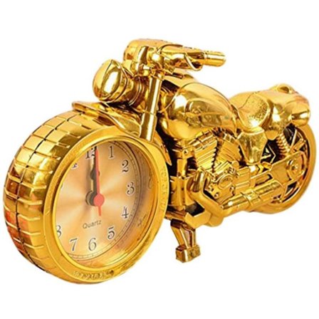 Moottoripyörän herätyskello Retro moottoripyörän herätyskello Vintage moottoripyöräkello Vintage hyllyn kello Vintage herätyskello Koti Toimisto 