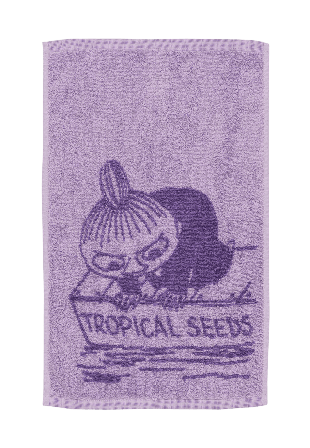 Arabia Mumin handduk 30x50 Lilla My lila GOTS Badrumstextilier CM