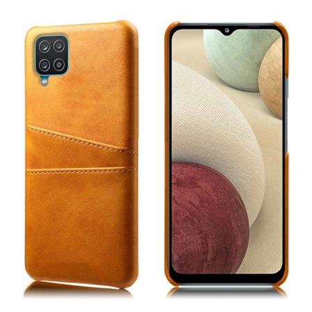 Dual Card Samsung Galaxy A12 5G kotelot - Oranssi Orange