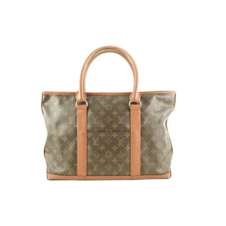 Louis Vuitton Vintage, Pre-owned Canvas louis-vuitton-bags Bruin, Dames, Maat:ONE Size