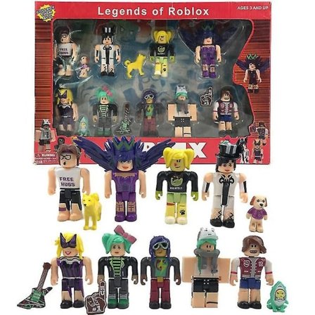 Roblox-figurer Leksaker 7-8 cm PVC Actionfigur Barn Samling 4 4 Flerfärgad