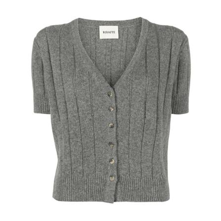 Khaite V-neck Strik Grå, Dame Striktrøjer, Størrelse: S
