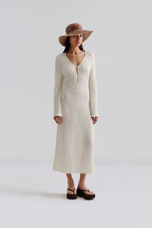 Malina - Sylvie maxi kaftan - XL - Cream