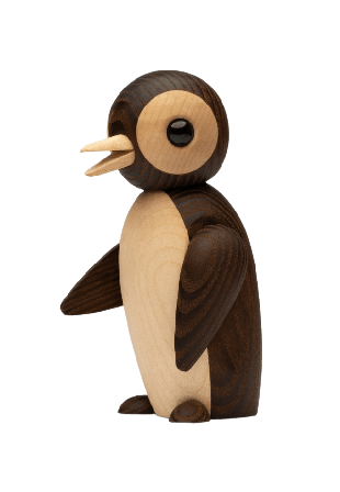 Spring Copenhagen Frost Pingvin Trädekoration 12,5 cm Inredningsdetaljer Brun