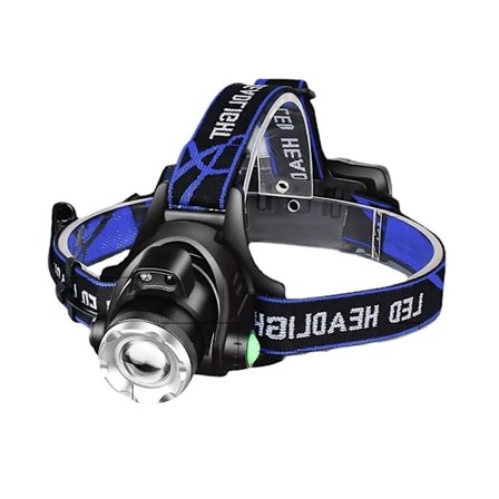 1200LM ladattava LED-otsalamppu, IP64 vedenpitävä zoomaava otsalamppu