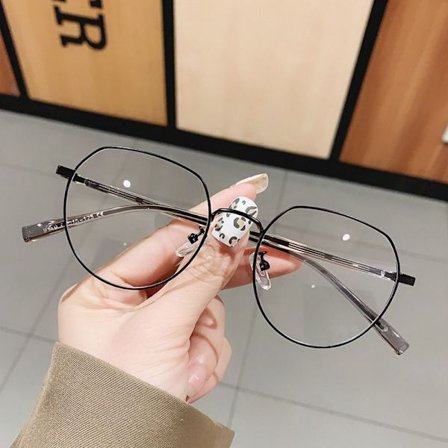 Anti-Blue Light Briller Oversized Briller SORT SORT