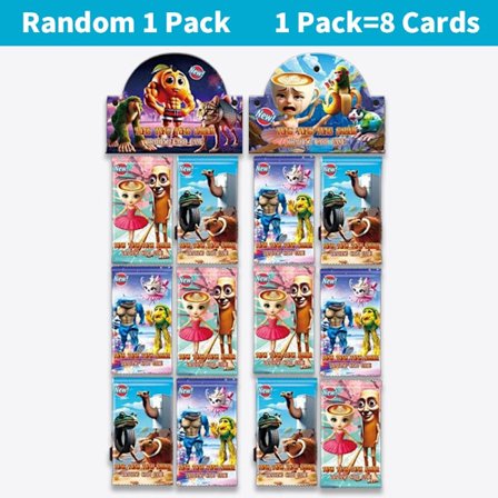 Brainrot Card Slumpmässig italiensk Brainrot Collection Card Tung Tung Tung Sahur Tralalero Tralala Kort Brädspel Trading Carte Leksaker