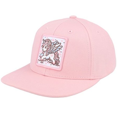 Unicorns - Rosa snapback Keps - Kids Flying Unicorn Patch Pink Snapback @ Hatstore